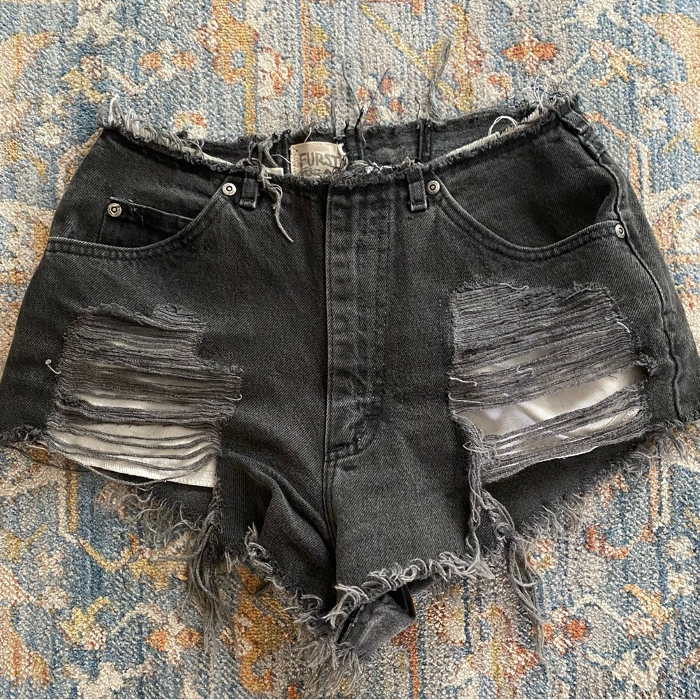 LF Furst of a Kind Distressed Vintage Look Cutoff Shorts